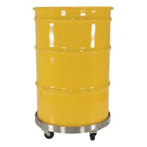 Vestil DRUM-SS-55-H Mobile Drum Dolly-Stainless Steel 55 Gal