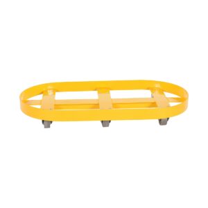 Vestil DRUM-X2-30-CI Double Drum Dolly 30 Gallon Cast Iron Casters