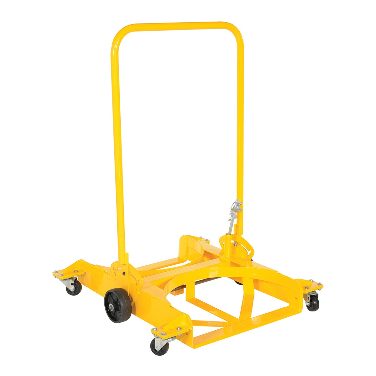 Vestil DRUM-X2-PU-LP Low Profile Double Drum Dolly PU Casters 2000#