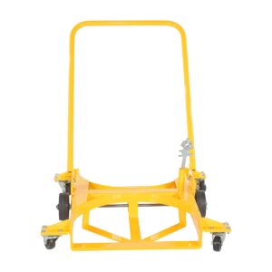 Vestil DRUM-X2-PU-LP Low Profile Double Drum Dolly PU Casters 2000#