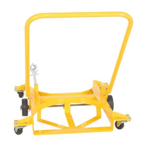 Vestil DRUM-X2-PU-LP Low Profile Double Drum Dolly PU Casters 2000#