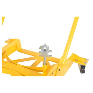 Vestil DRUM-X2-PU-LP Low Profile Double Drum Dolly PU Casters 2000#