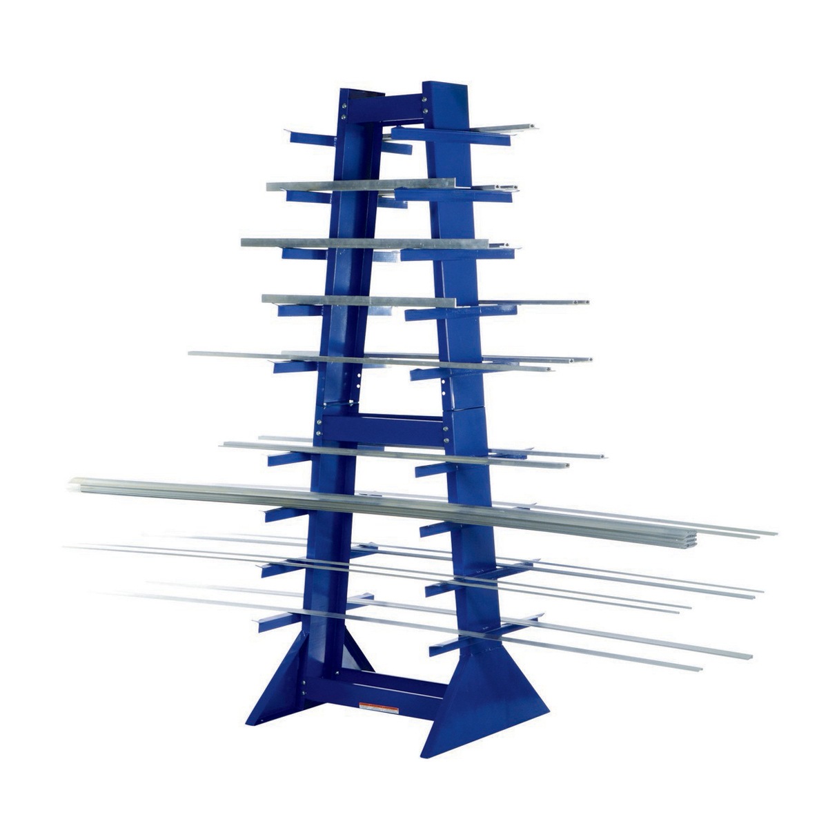 Vestil DSHZ-4 Double Sided Horizontal Bar Rack