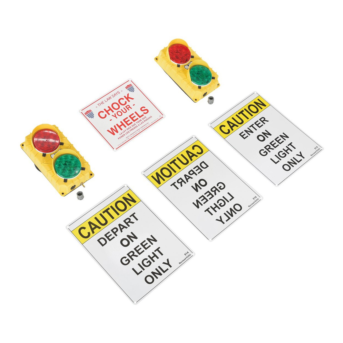Vestil Traffic System Stop Go Set