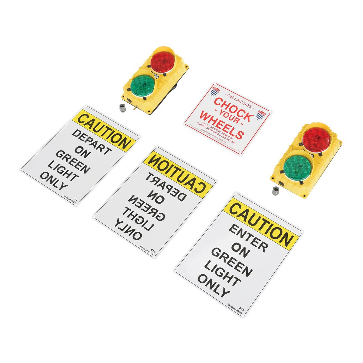 Vestil Traffic System Stop Go Set