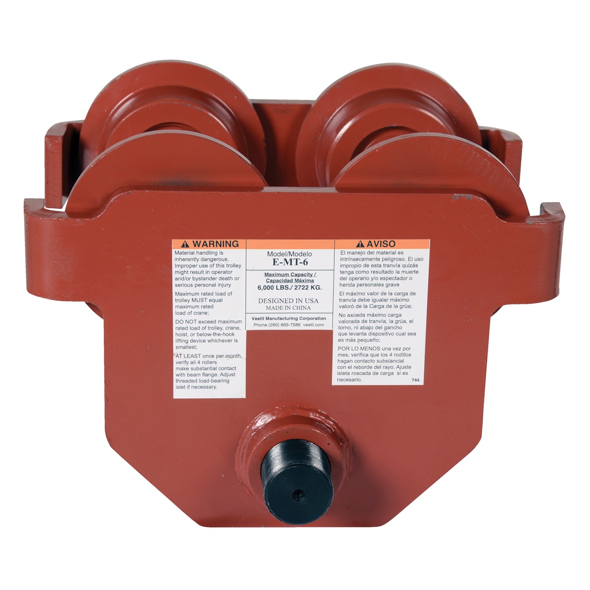 Vestil Eye Manual Trolley