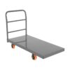Vestil Steel Platform Truck W/ Poly (Orange)