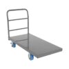 Vestil ECSPT-2448-C25C Steel Platform Truck W/ 6"X2" Poly (Blue)