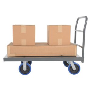 Vestil ECSPT-2448-C2D Steel Platform Truck W/ 8