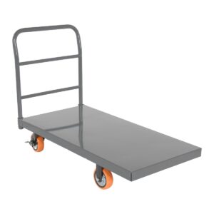 Vestil Steel Platform Truck W/ Poly (Orange)
