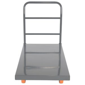 Vestil Steel Platform Truck W/ Poly (Orange)