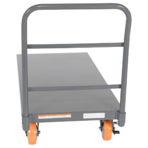 Vestil Steel Platform Truck W/ Poly (Orange)