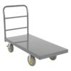 Vestil ECSPT-2448-C9D Steel Platform Truck W/ 8"X2" Flat-Free (Gray)
