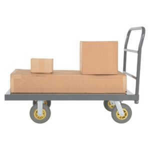 Vestil ECSPT-2448-C9D Steel Platform Truck W/ 8