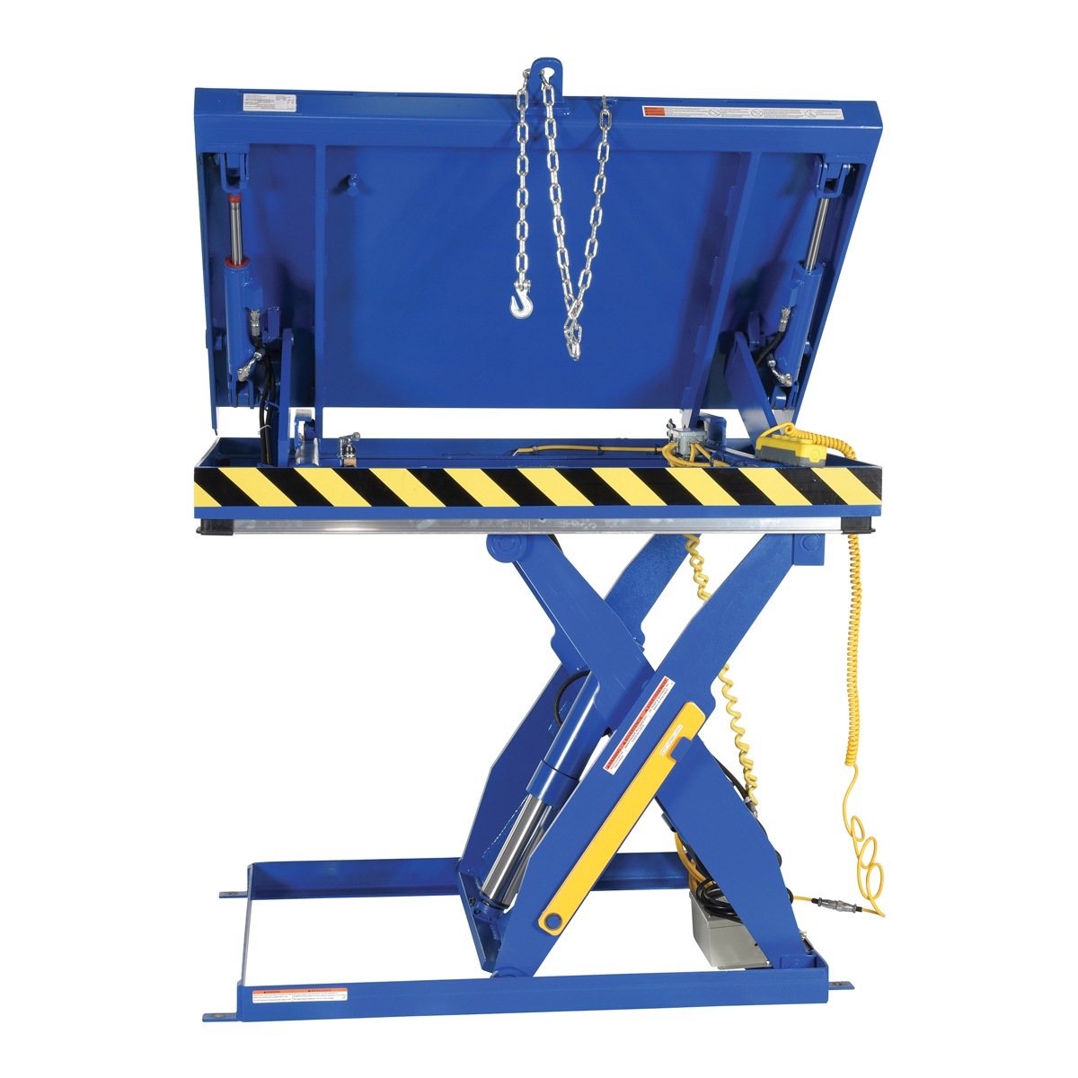 Vestil Lift & Side Link Tilt Scissor Table