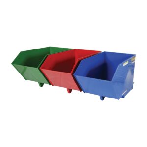 Vestil ENVIR-BIN Triple Bin Recycling Hopper 2K LB Cap