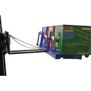 Vestil ENVIR-BIN Triple Bin Recycling Hopper 2K LB Cap