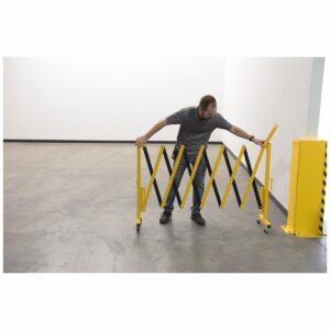 Vestil EXGATE-30-C Steel Expand-A-Gate W/Casters 15-144 W