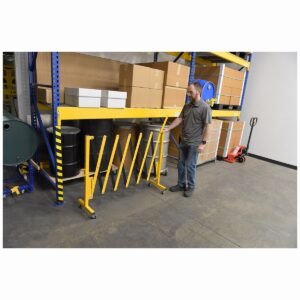 Vestil EXGATE-30-C Steel Expand-A-Gate W/Casters 15-144 W