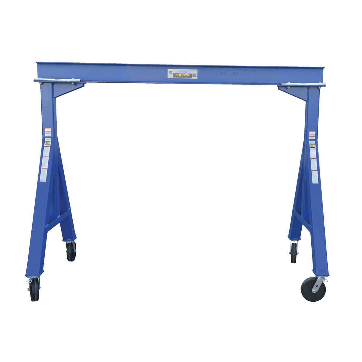 Vestil FHS-50 Fixed Height Steel Gantry Crane 0.5K 8 FT