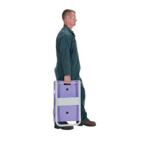 Vestil FPT-1624 Plastic Platform Truck W/Folding Handle