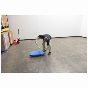 Vestil FPT-1729-FB Plastic Platform Truck 600LB 29 X 17