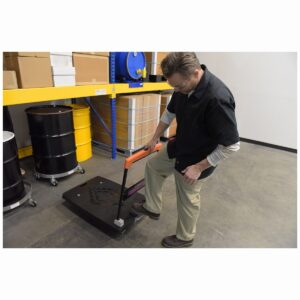 Vestil FPT-2335-AB Plastic Platform Truck 600LB 35 X 23