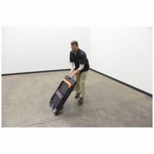 Vestil FPT-2335-AB Plastic Platform Truck 600LB 35 X 23