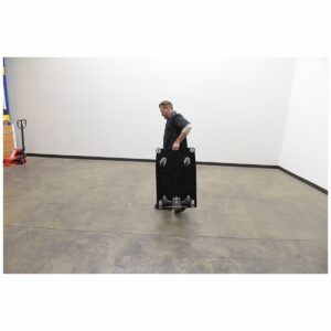 Vestil FPT-2335-AB Plastic Platform Truck 600LB 35 X 23