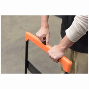 Vestil FPT-2335-AB Plastic Platform Truck 600LB 35 X 23