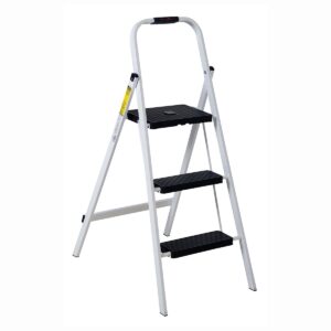 Vestil FSL-3 Fold-Up 3 Step Ladder 200 LB Capacity