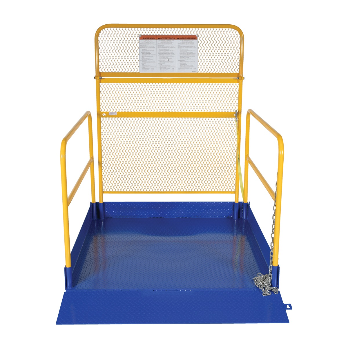 Vestil FTLP-5454-HR Fork Truck Loading Platform W/Handrails