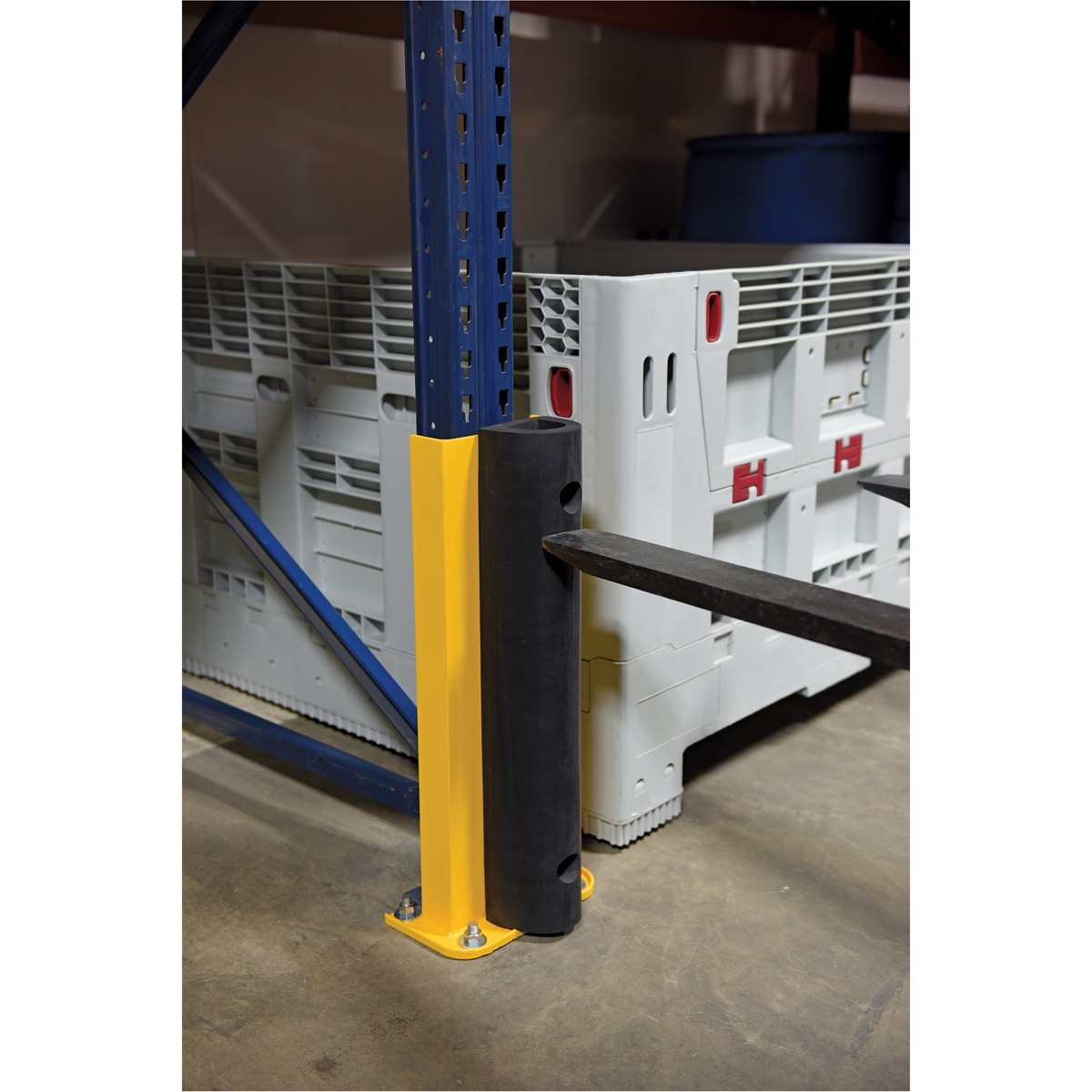Vestil Structural Rack Guard W/Bumper