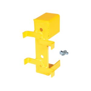 Vestil GR-STC8-DI-BKT-YL Channel Guard Rail - Mounting Bracket