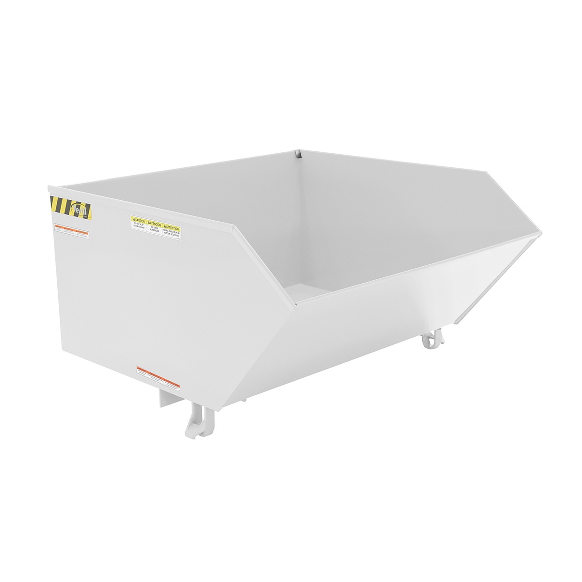Vestil Low Profile Hopper HD 1 CU Yard