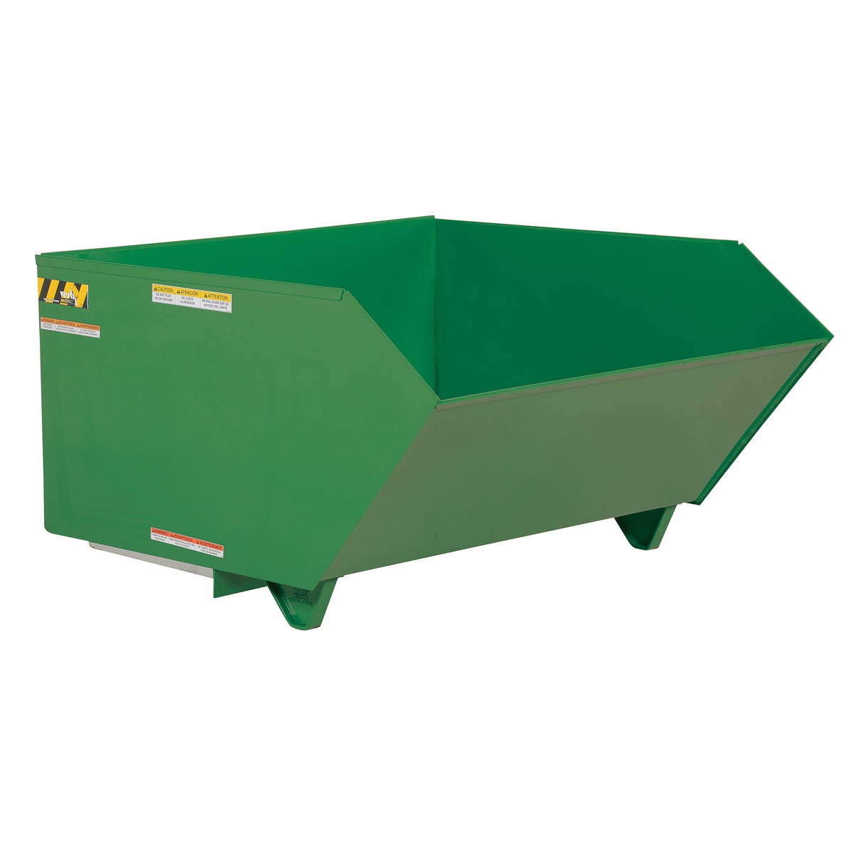 Vestil Low Profile Hopper HD 1.5 CU Yard