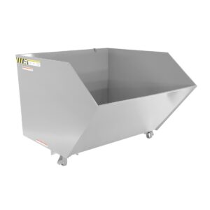 Vestil Low Profile Hopper MD 1.5 CU Yard