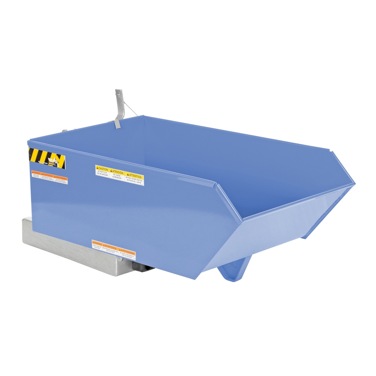 Vestil Low Profile Hopper HD .25 CU Yard