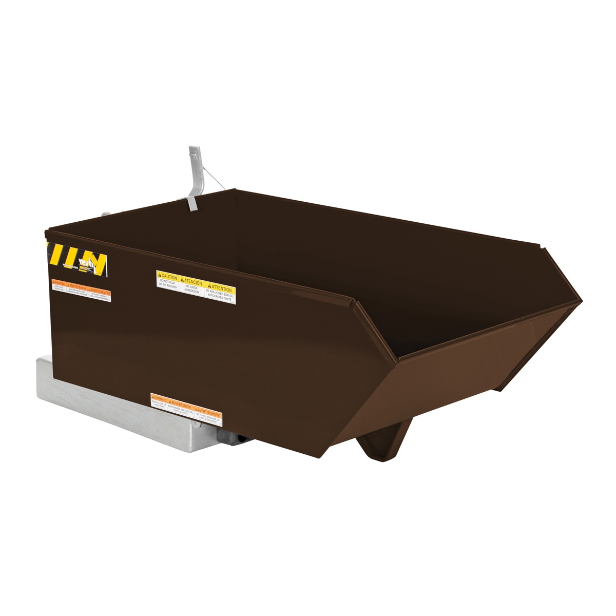 Vestil Low Profile Hopper HD .25 CU Yard