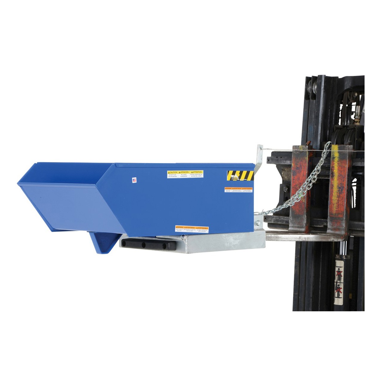 Vestil Low Profile Hopper HD .25 CU Yard