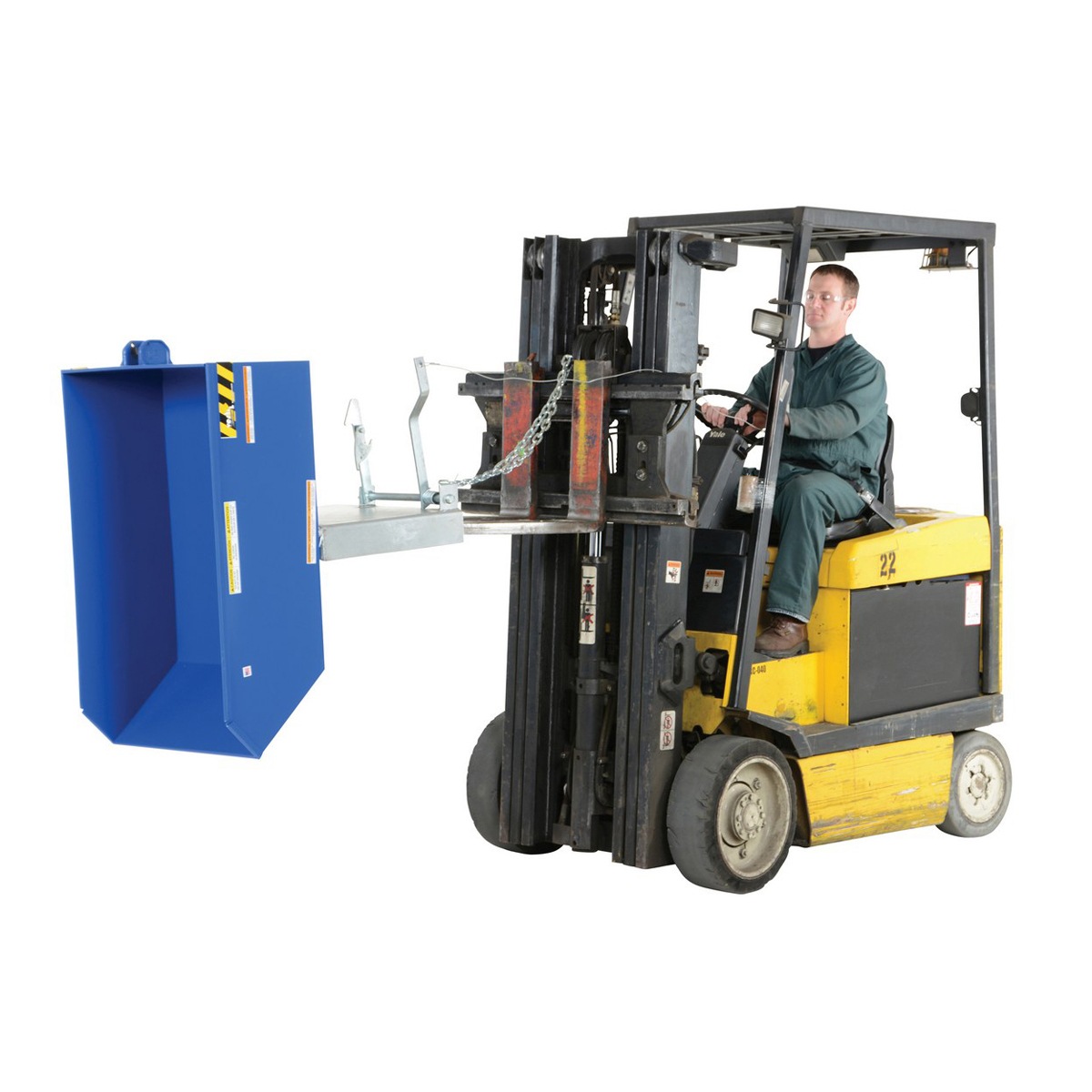 Vestil Low Profile Hopper HD .25 CU Yard