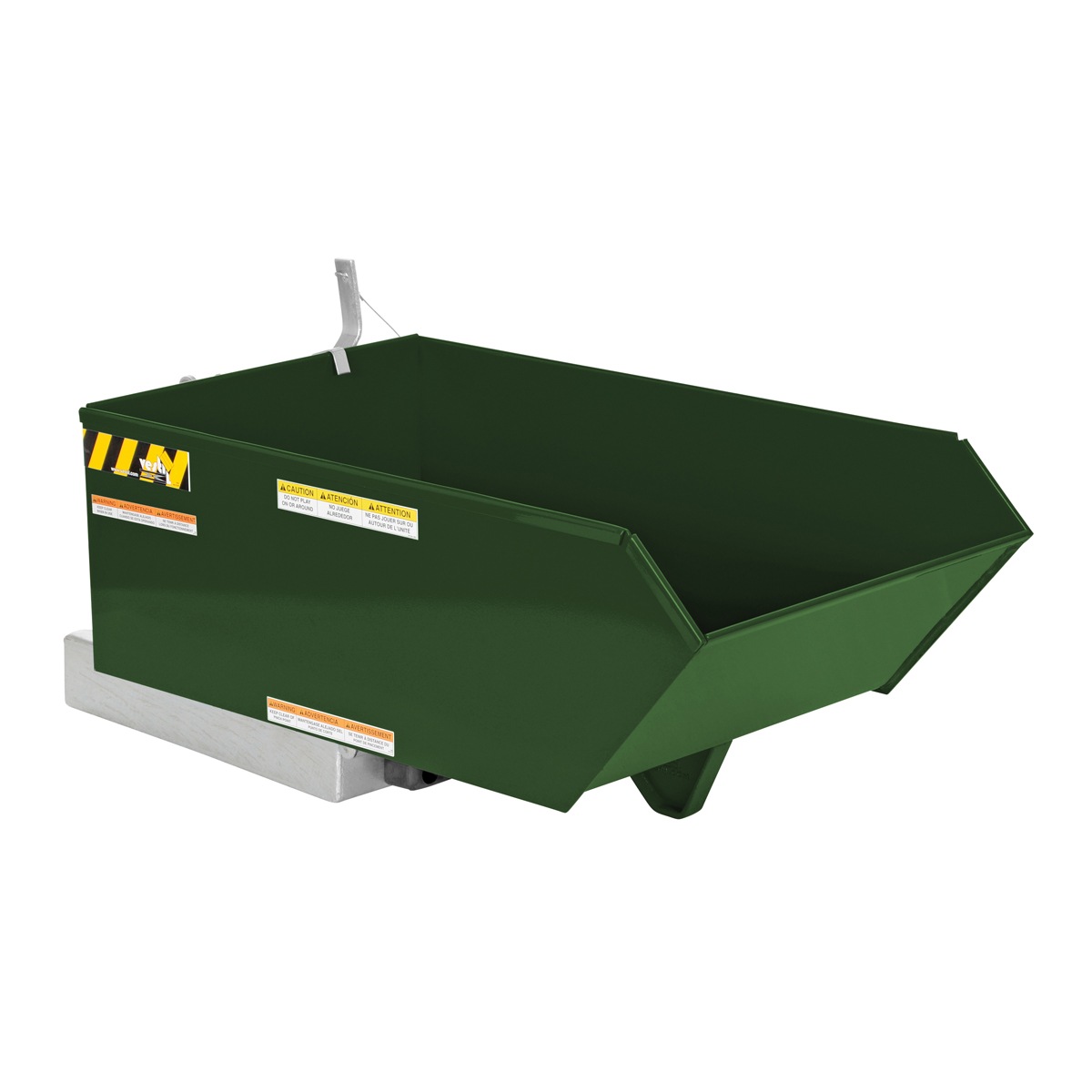 Vestil Low Profile Hopper HD .25 CU Yard