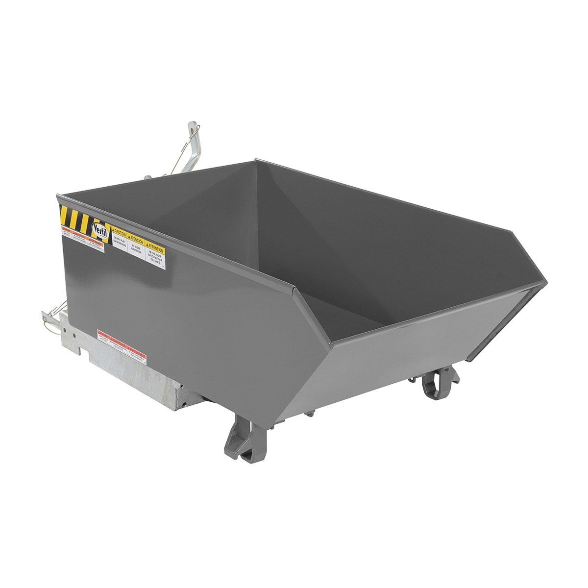 Vestil Low Profile Hopper HD .25 CU Yard