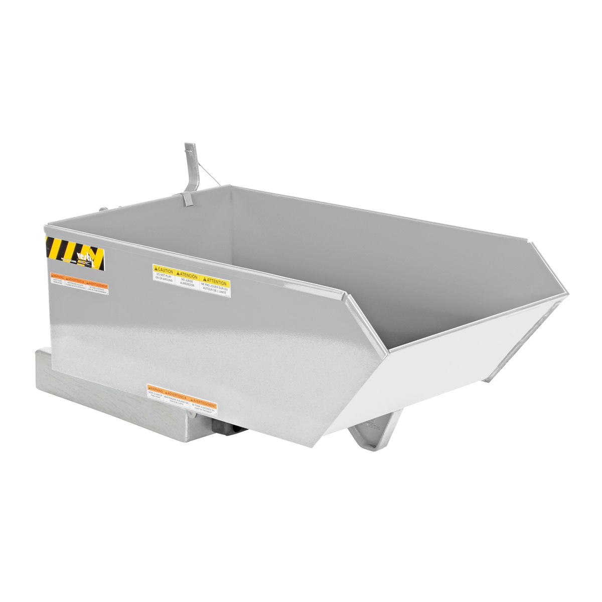 Vestil Low Profile Hopper HD .25 CU Yard