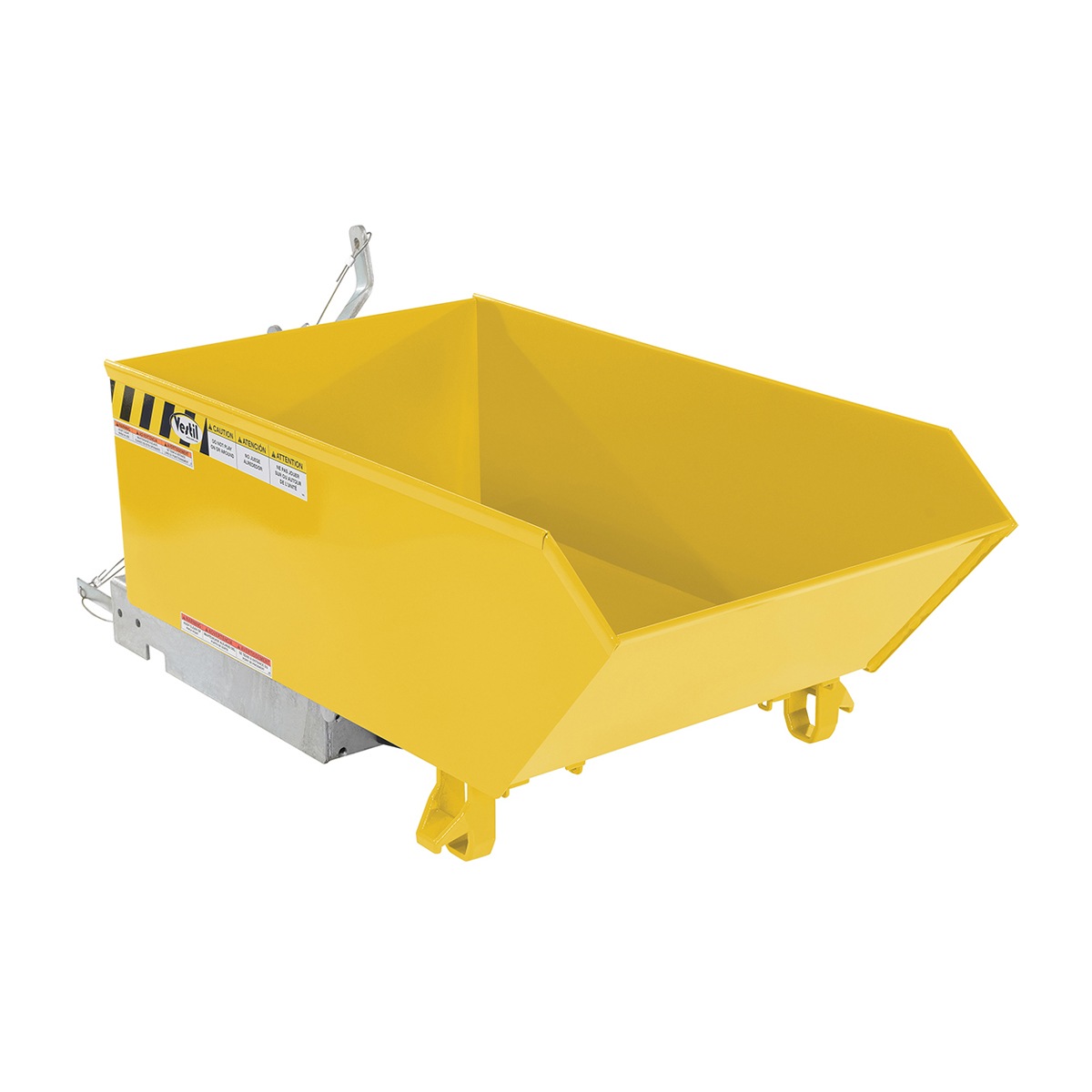 Vestil Low Profile Hopper HD .25 CU Yard