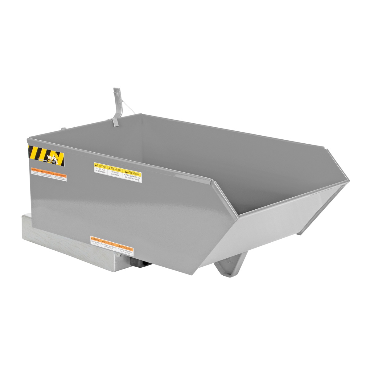 Vestil Low Profile Hopper MD .25 CU Yard