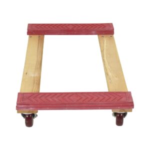 Vestil HDOR-1830-12 Hardwood Dolly Rubber Ends 1.2K LB 18X30