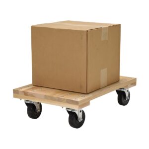 Vestil Hardwood Dolly Solid Deck