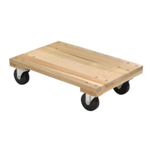 Vestil Hardwood Dolly Solid Deck