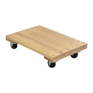 Vestil Hardwood Dolly Solid Deck